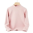 thumbnail image 5 of newwalpole Girls Long Sleeve Neck Pullover Tops Kids Fall Winter Basic Tops Active Layer Shirts 5-14 Years Light Pink for Size 13-14 Years, 5 of 6