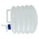 thumbnail image 3 of Cubo de agua flexible de 3 l, bolsa de agua plegable de plástico, cubos de almacenamiento de PE para coche, color blanco, 3 of 5