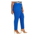 thumbnail image 3 of CALVIN KLEIN Womens Blue Pants Size: 22W Plus, 3 of 4