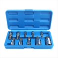 thumbnail image 1 of Kit de reparación de llaves para automóviles con buje profesional de 12 puntas y broca ranurada de 3 vías., 1 of 4
