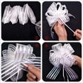 thumbnail image 3 of Lazos de organza blancos de 15 cm de diámetro, 20 unidades, de OZXCHIXU, 3 of 6