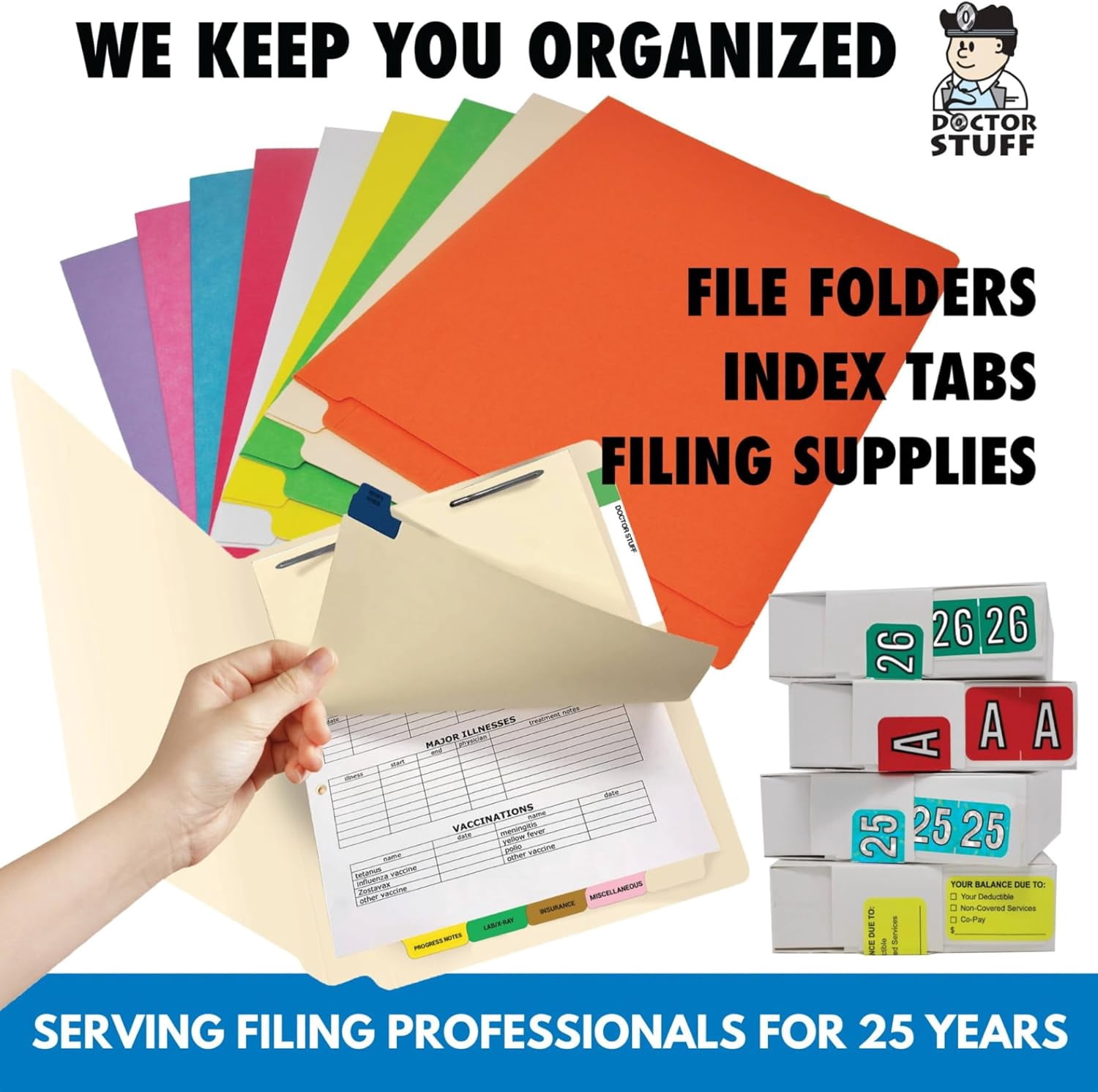 2025 Year Labels Doctor Stuff 2025 Year Stickers - 500 Black Labels For ...
