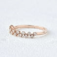 thumbnail image 4 of Jewelerix Beautiful 14K Rose Gold Plated Moissanite Dimond Engagement Ring Round Cut Forever One Her Birthday Gift Ring, 4 of 6