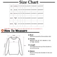 thumbnail image 3 of LYXSSBYX Womens Long Sleeve Tops Clearance Fashion Women Casual Long Sleeve O-Neck Solid Patchwork Loose Short Tops, 3 of 4