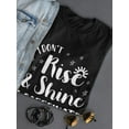 thumbnail image 3 of Rise And Shine. T-Shirt Women -GoatDeals Designs, Female Small, 3 of 4