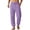 Purple, variant on Rexolia Mens Relaxed Cuffed Jogger Sweatpants Drawstring Elastic Waist Side Pockets Casual Army Green L