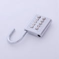 thumbnail image 3 of 2X Anti-Theft Button Combination Padlock Digit Push Password Lock Zinc Alloy Security Lock Suitcase Luggage Coded Lock, 3 of 6