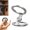 Sliver, variant on Magnetic Phone Stand Fidget Spinner, 2-in-1 Foldable Holder with Dual Rings, 360° Rotation 270° Flip, Strong Compatible for Desk Car Gym All Phones