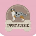 thumbnail image 4 of Inktastic Australian Shepherd Toy Aussie Boys or Girls Baby Bib, 4 of 4