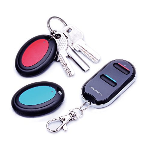 2 Empfänger VODESON Wireless Key Finder RF Kabelloser Sachenfinder Schlüsselfinder Schlüsselanhänger Wallet Locator 