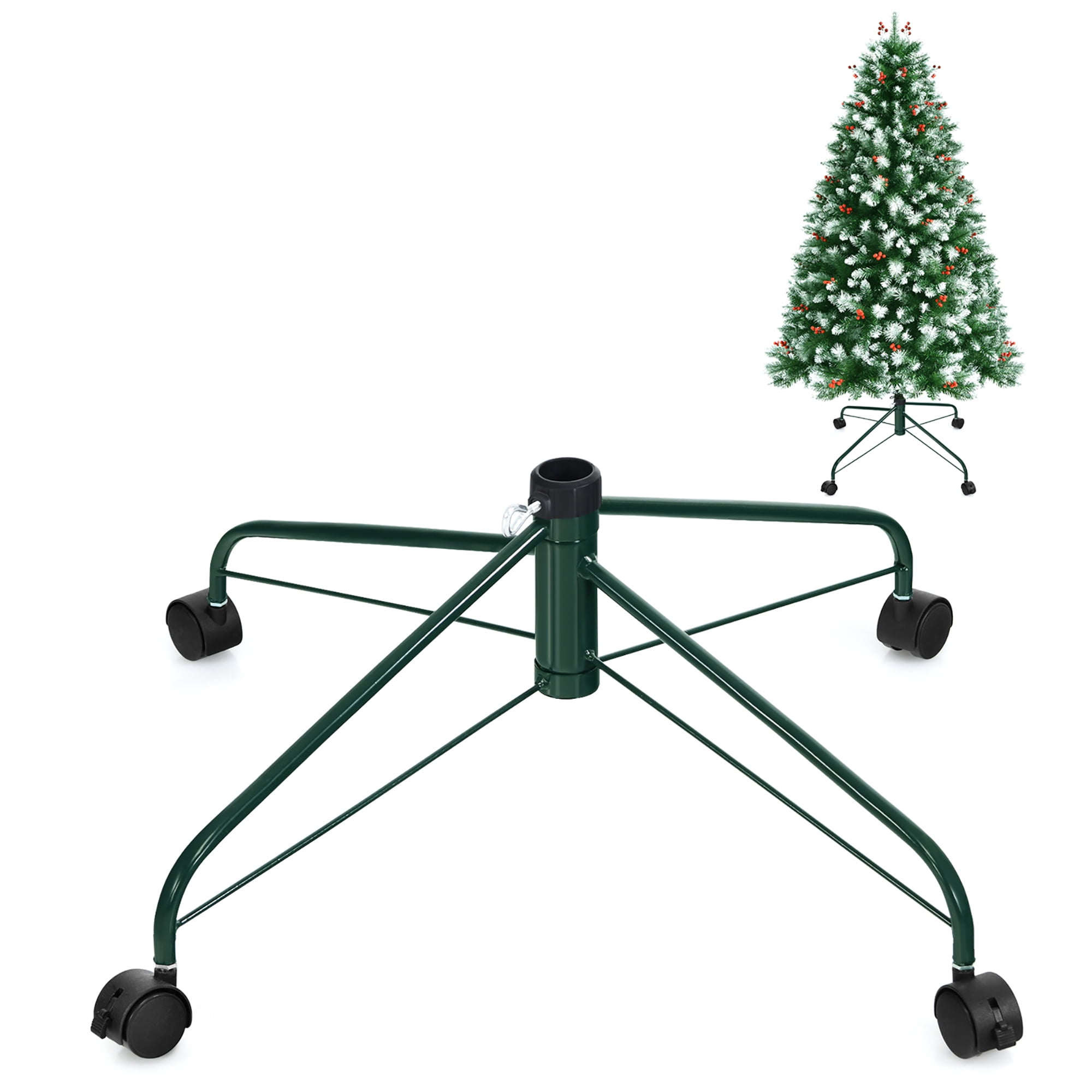 Home Logic Metal Christmas Tree Stand Up to 7 Ft. 
