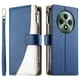 thumbnail image 3 of Funda cartera GANGXUN para OPPO Reno 12F , cuero PU con tarjetero, cremallera, correa de mano, soporte y protección 670°, 3 of 6