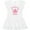 AA-White, variant on Inktastic Ballerina 3rd Birthday Girls Toddler Dress