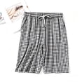 thumbnail image 2 of Axiiglly Cotton Shorts for Woman Comfy Soft Pajama Shorts Solid Color Lightweight Summer Shorts Drawstrings Elastic Waist Shorts Vacation Casual Beach Short with Pockets, 2 of 8
