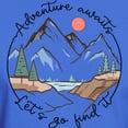 thumbnail image 3 of CafePress - Adventure Awaits Let'S Go Find It T Shirt - Men's Classic Graphic Cotton T-Shirt, 3 of 4