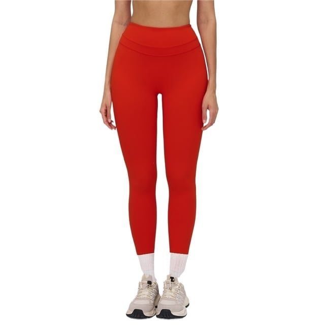 Pantalones de Yoga de cintura alta ajustados de lijado, pantalones deportivos for levantar la cadera y el vientre, pantalones deportivos for correr al aire libre