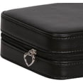 thumbnail image 2 of Mele and Co Dana Vegan Leather Travel Jewelry Case in Black, 2 of 13