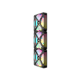 CORSAIR QX RGB Series, iCUE LINK QX120 RGB, 120mm Magnetic Dome RGB Fan ...
