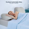 thumbnail image 3 of HIJOB Contour Orthopedic Memory Foam Pillows for Side Sleeper Neck Should Back Pain Relief, 3 of 12