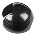 thumbnail image 4 of Embellecedor de cubierta de perilla de palanca de cambios de coche de fibra de carbono para Audi A3 S3 2012-2018, 4 of 5
