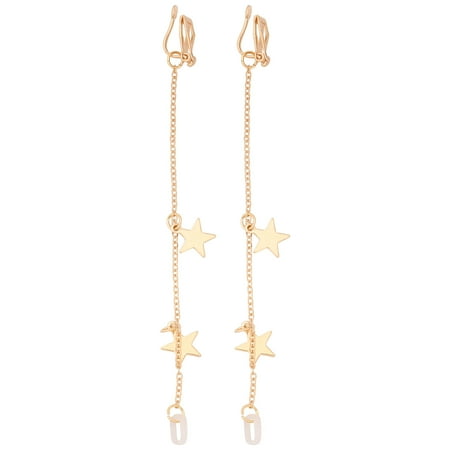 

1 Pair of Wireless Earphone Earrings Chic Earphone Holder Anti-lost Earrings