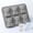 Gray, variant on Mini Highland Cow Ice Cube Mold, 3D Cute Cattle Silicone Ice Tray, Reusable Farm Animal Shape Tray for Party Bar Home Kitchen Birthday Gifts,6.3"x5.2"(Pink)