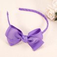 thumbnail image 6 of Unique Bargains Bow Hairbands Bowknot Headband Non-slip Fashion Purple 0.35 Inch Wide Headband for Girl Women, 6 of 7