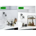 thumbnail image 7 of 2-Tier Bathroom Counter Organizer,Vanity Counter Corner Shelf, Skincare, Wood Countertop Bathroom Storage and Organization for Kitchen (Gold), 7 of 7