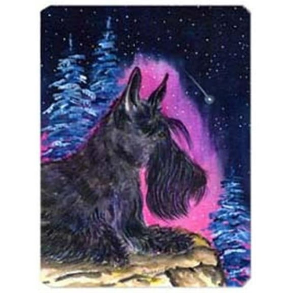 Starry Night Scottish Terrier Mouse Pad
