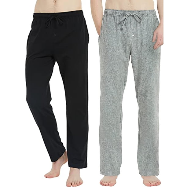 Pantalon De Pyjama Doux Pour Femme - Léger Avec Poche - Satin Noir - Taille L