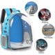 thumbnail image 4 of Mochila Veeki para gatos, mochila para perros, mochila con burbujas para mascotas, mochila transpirable transparente con cápsula para gatos pequeños, cachorros y conejos., 4 of 5