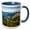 Blue/White, variant on 3drose, Alaska, Gates of the Arctic National Park. Alatna River Aerial View., 11oz Magic Transforming Mug