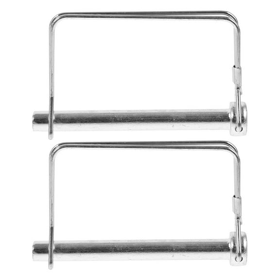 WORGEOUS 2pcs Trailer Safety Pins for Boat Trailers Farm Equipment Hitch Locking Pin Trailer Hitch Pin Clip Locking Hitch Pin Trailer Accessories