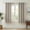 Linen, variant on Linen Blended Curtains 63 Inch for Bedroom, Light Filtering Semi Sheer Burlap Curtains Farmhouse Grommet Privacy Window Drapes for Living Room, 2 Panels (52 x 63 Inch, Linen)