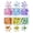 7, variant on SmartBy 1 Box 3D Flower Nail Art Charm 6 Grids Resin Floral Charms Golden Beads DIY Nail Design Jewelry Crafts Manicure Decoration Accessories
