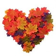 thumbnail image 5 of 50Pcs/Pack Delicate Fall Artificial 8cm Maple Leaves for Weddings Events Decorating Purple, 5 of 8