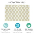 thumbnail image 3 of 2 x 3 Foot Heavy Duty Low Pile Area Rug - Ultra-Thin Non Slip Area Rug - Washable Cotton Indoor Rug for Front Door Foyer Rug for Entryway, 3 of 7