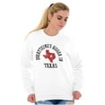 thumbnail image 4 of Bigger In Texas Lone Star State Pride Unisex Plus Fleece Graphic Sweatshirt Brisco Brands 4X, 4 of 5