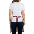 thumbnail image 4 of Mainstays Chef Kitchen Apron, 28" x 32" Wine Cotton Bib Apron with Pockets for Cooking, Baking, Gardening in Merlot, 4 of 9