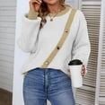 thumbnail image 2 of Aayomet Long Cardigan Sweaters For Women Sweaters for Women Long Sleeve V Neck Solid Color Fashion Tops,White S-XXL, 2 of 5