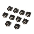 thumbnail image 1 of Yinanstore 5x Headphone Audio Jack Connector, 10 Pieces, 3 Pin, 0.5 Mm, 1/8 Inch 5 Pcs, 1 of 8