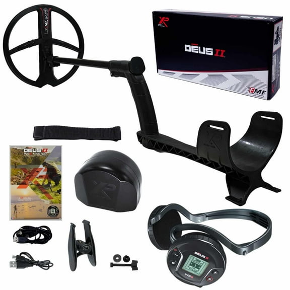 XP DEUS II WS6 Master Fast Multi Frequency Metal Detector with 11″ FMF Search Coil