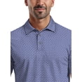 thumbnail image 6 of Ben Hogan Men's & Big Men's Performance Three-Color Golf Geo Short Sleeve Polo Shirt, up to 5XL, 6 of 7
