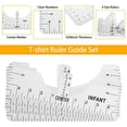 thumbnail image 2 of fastboy Handy T-Shirt Ruler Tool Alignment Craft Tool Guide 5PCS Accurate Centering for Flawless Designs Clear 7 Pcs 1Set, 2 of 6