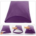 thumbnail image 5 of PiccoCasa Set of 2 300TC Egyptian Cotton Pillowcases Deep Purple Standard(20"x26"), 5 of 7