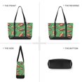 thumbnail image 6 of FORMRS Canvas Laptop Tote Bag for Women with 15.6" Computer Compartments Shoulder Handbag, American Footballs, 6 of 7