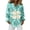 Cyan_#07, variant on Sewkxo Womans Hawaii Shirts Floral Printed Long Sleeve Lapel Collar Button Down Tropical Beach Blouse Big and Tall Baggy Fit Party Holiday Tee Shirt,White 3XL