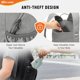 thumbnail image 3 of Mochila de Senderismo SKYSPER Antirrobo 18L Plegable con Bloqueo RFID 300D, 3 of 6
