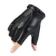thumbnail image 5 of Guantes de medio dedo de cuero PU para hombres y mujeres, para fitness, pesca al aire libre, guantes tácticos para montar al aire libre, 5 of 6