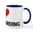 thumbnail image 2 of CafePress - I Love Skateboarding Mug - 11 oz Ceramic Mug - Novelty Coffee Tea Cup, 2 of 6